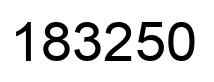 Número 183250 imagen negro
