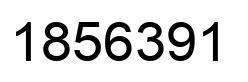 Number 1856391 black image