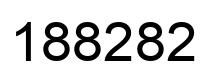 Number 188282 black image