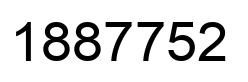 Número 1887752 imagen negro
