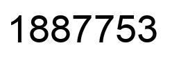 Número 1887753 imagen negro