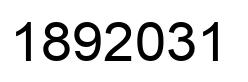 Number 1892031 black image