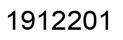 Number 1912201 black image