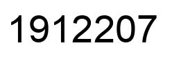 Number 1912207 black image