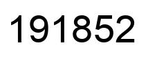 Número 191852 imagen negro