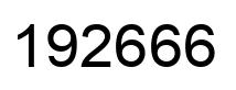 Número 192666 imagen negro