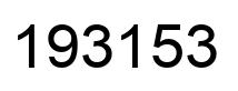 Número 193153 imagen negro