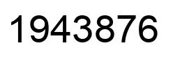 Número 1943876 imagen negro