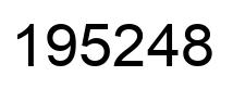 Número 195248 imagen negro