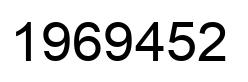Number 1969452 black image