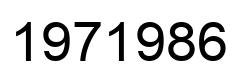 Número 1971986 imagen negro