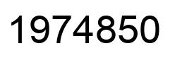 Número 1974850 imagen negro