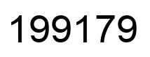 Number 199179 black image