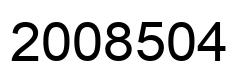 Number 2008504 black image