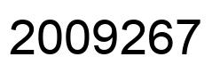 Number 2009267 black image