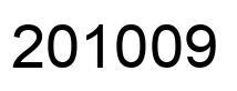 Number 201009 black image