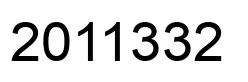 Number 2011332 black image