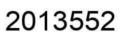 Number 2013552 black image
