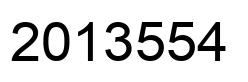 Number 2013554 black image