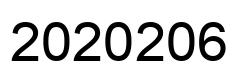 Número 2020206 imagen negro
