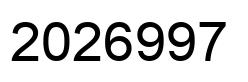 Número 2026997 imagen negro