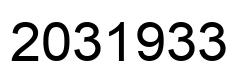 Number 2031933 black image