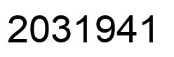 Número 2031941 imagen negro