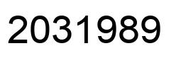 Number 2031989 black image