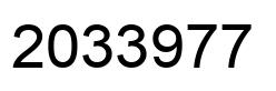 Number 2033977 black image