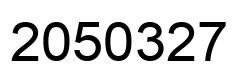 Número 2050327 imagen negro