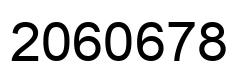 Number 2060678 black image