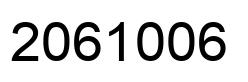 Number 2061006 black image