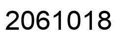 Number 2061018 black image