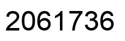 Number 2061736 black image