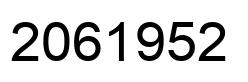 Número 2061952 imagen negro