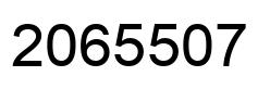 Number 2065507 black image