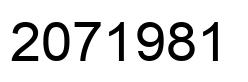 Número 2071981 imagen negro