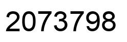 Número 2073798 imagen negro