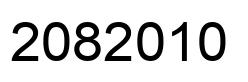 Number 2082010 black image