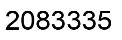 Número 2083335 imagen negro