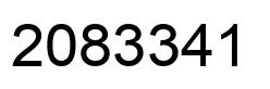 Número 2083341 imagen negro