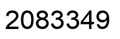 Número 2083349 imagen negro