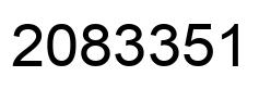 Número 2083351 imagen negro