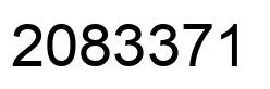 Número 2083371 imagen negro