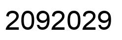 Número 2092029 imagen negro