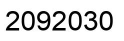 Número 2092030 imagen negro