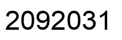 Número 2092031 imagen negro