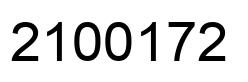 Número 2100172 imagen negro