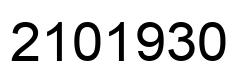 Number 2101930 black image