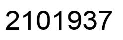 Number 2101937 black image